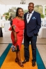 Thembeka and Arthur Madonsela on the MTN carpet 