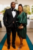 Njabulo Ndaba and partner on the MTN carpet 