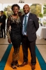 Slyvia Bopape and Tebogo Makhwelo on the MTN carpet