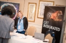 Delegates networking at the Magic Software Enterprises stand