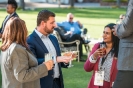 Delegates networking at the cocktail function