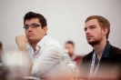 Delegates during a session