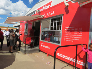 Absa's Branch-on-the-move is an emergency branch that can be operational anywhere in SA, within 24 hours of arrival.