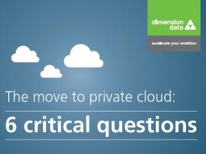 Infographic: The Move To Private Cloud - 6 Critical Questions.