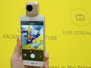 The Nano 360 camera for iPhones.
