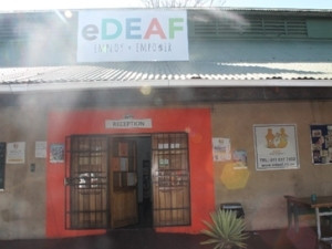 The eDeaf facility in Braamfontein, Johannesburg, that forms part of Mint's community initiatives.