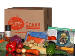 Gutsy Green is an online platform that delivers ingredients and recipes to users.